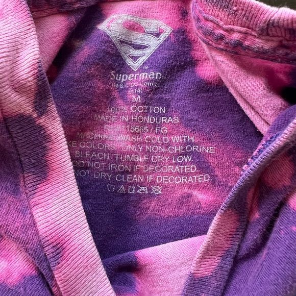 Repurposed bleached tee Superman Bizarro - Picture 3 of 3